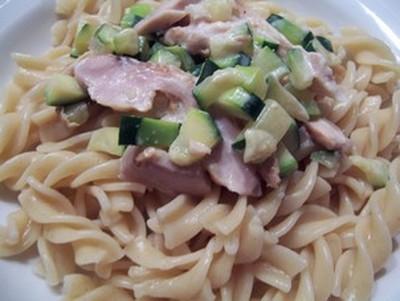 Fusilini semi-complète au poulet - courgette