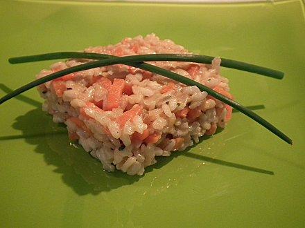 Risotto à la carotte et à l'orange