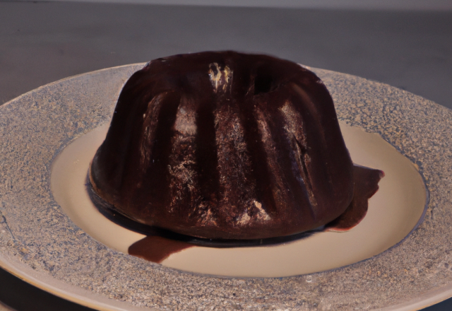 Délicieux gâteau fondant au chocolat