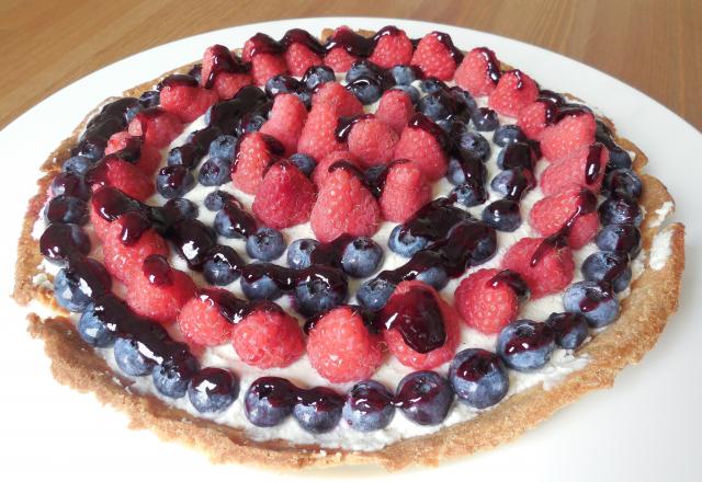 Tarte aux fruits rouges et mascarpone