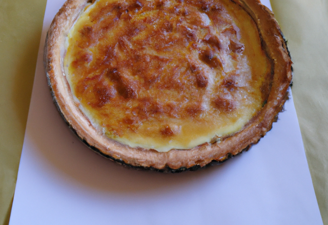 Tarte à la crème au thermomix