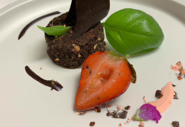 Fraise basilic et chocolat