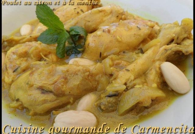 Poulet au citron et à la menthe