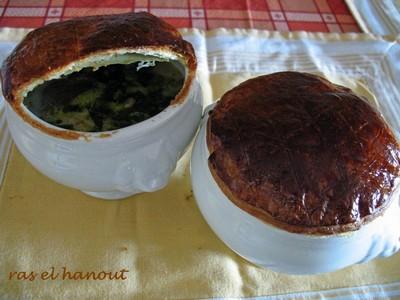 Soupe gourmande aux champignons des bois