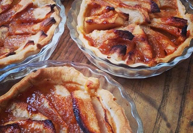 Tartelettes aux pommes au caramel