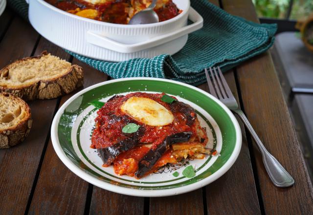 Aubergines à la Parmigiana