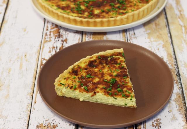 Tarte à l'oignon et à la ciboulette