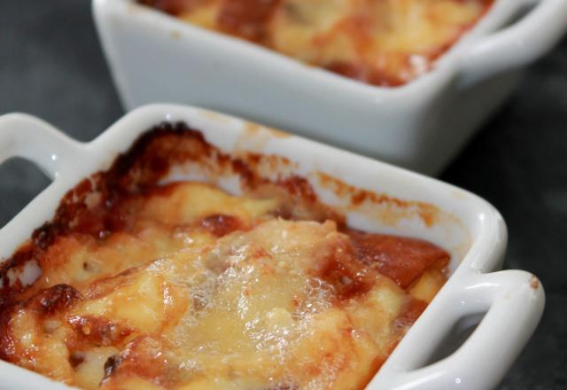 Gratin sucré-salé de poires au roquefort