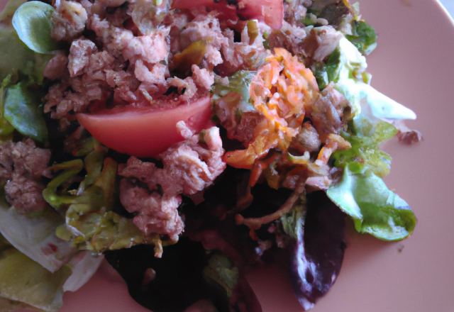 Salade composée au Tamié