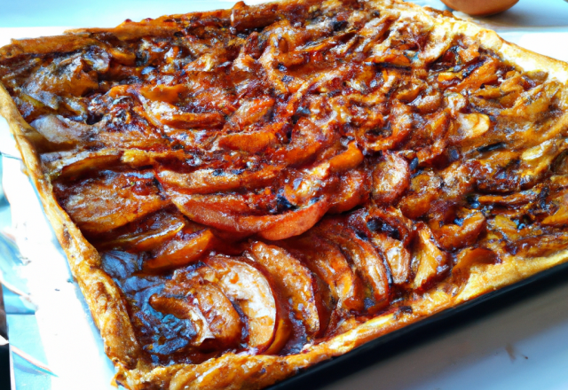 Tarte aux poires et aux marrons