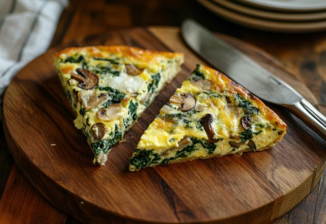 Pas chère et facile à faire, on a trouvé une recette de quiche aux champignons sans pâte, parfaite pour l’automne !