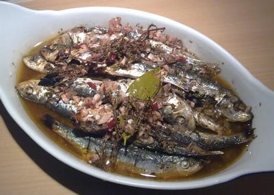 Sardines à l'escabetche façon Lili