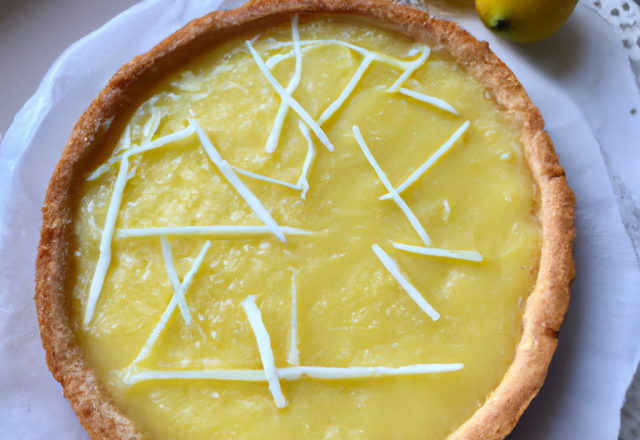 Tarte au citron pâtissière