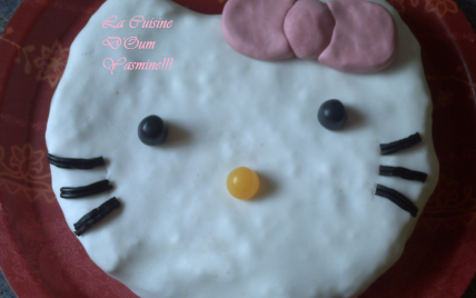 Le gâteau d'Hello kitty !