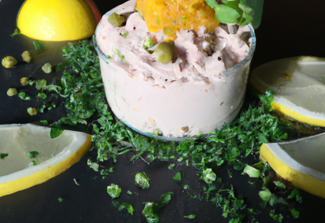 Mousse de thon au citron