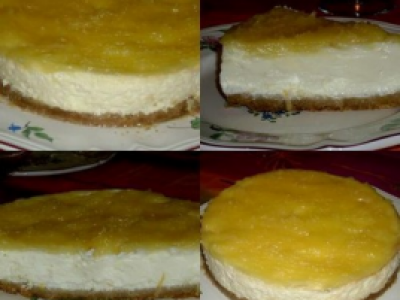 Cheese cake au citron et lemon curd