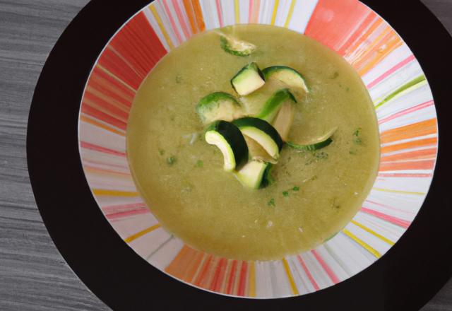 Velouté de courgettes économique