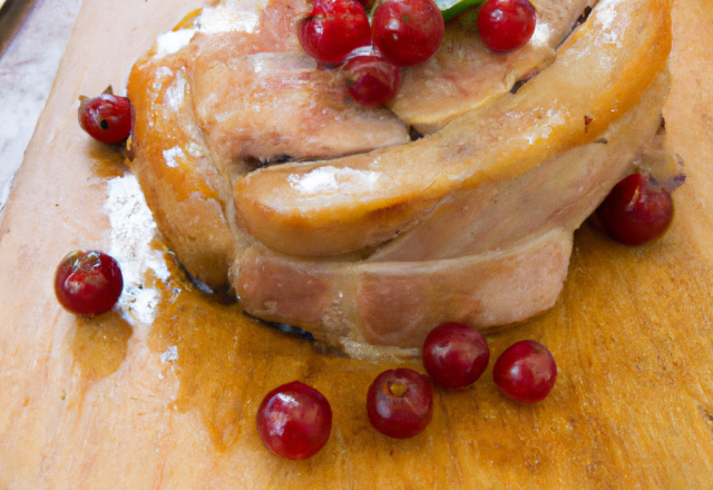 Joue de porc à la bière et baies de Genièvre