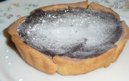 Tarte à la noix de coco et chocolat