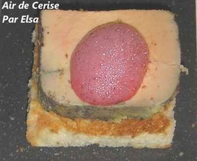 Foie gras et son air de cerise