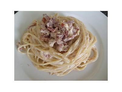 Carbonara cottage cheese