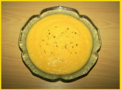 Crème de carottes au boursin