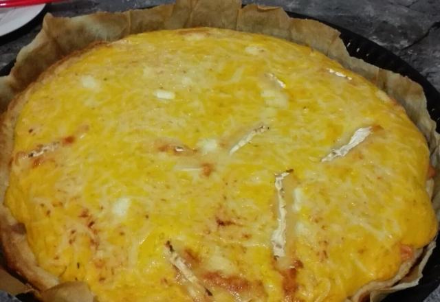 Tarte potiron saumon