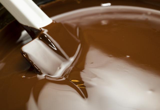 Ganache au chocolat pour macarons