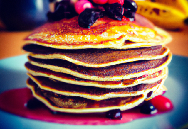 Pancakes aux fruits rouges !