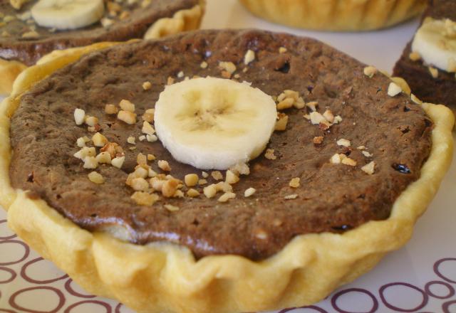 Tartelettes bananes et choco pralin