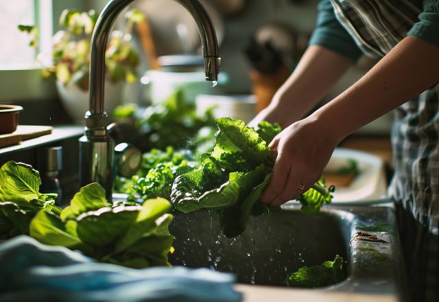 Avez-vous les bons gestes pour laver votre salade verte ? On vous dévoile comment bien le faire