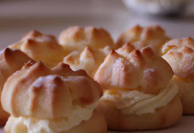 Petits choux au cottage cheese