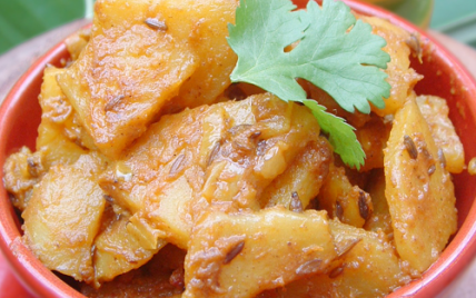 Recette indienne végétarienne Jeera Aloo