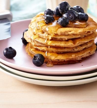 Pancakes au lait de riz et farine d'épeautre