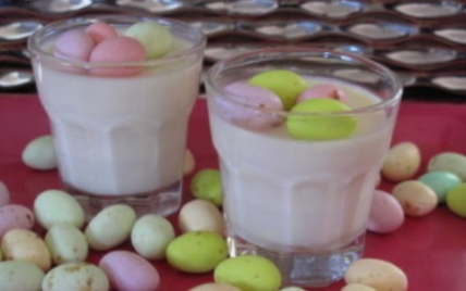 Panna cotta aux couleurs pastels