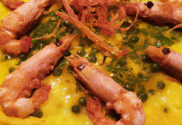 Œuf mimosa aux crevettes