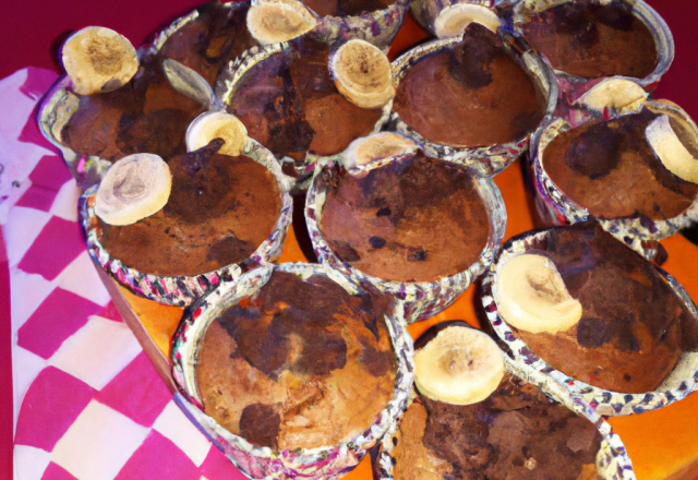 Muffins choco-banane