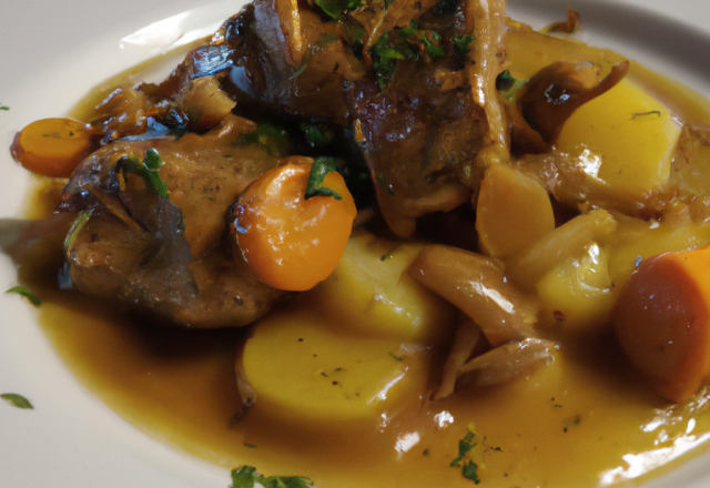 Sauté de veau au cidre