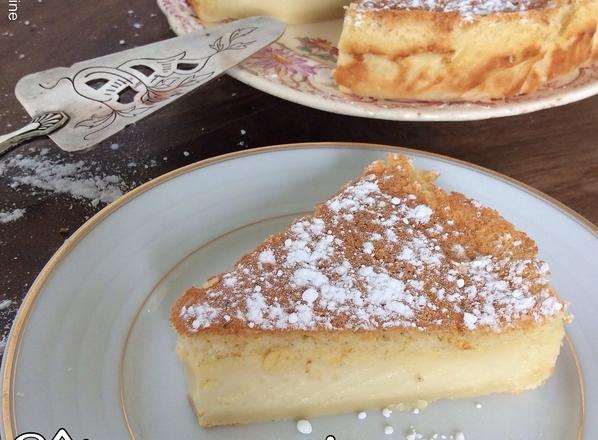 Gâteau magique à la vanille aux trois textures