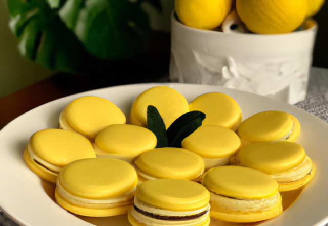 Macarons au citron faciles