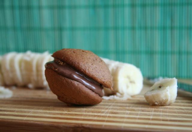 Whoopies banane nutella