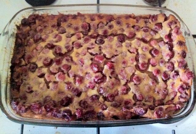 Clafoutis amandes-cerises