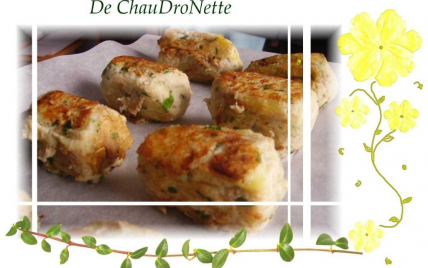 Croquettes aux choux et aux noix