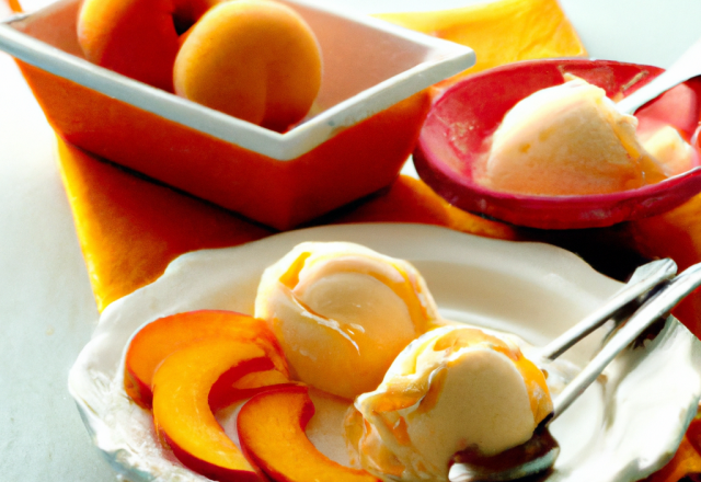 Sorbet aux abricots