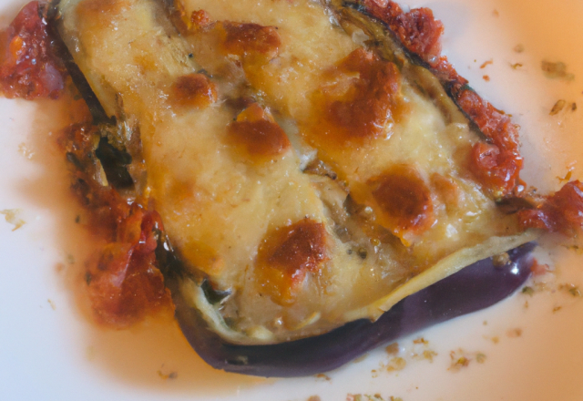 Parmigiana d'aubergine contemporaine