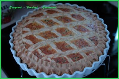 Tourte aux petits pois