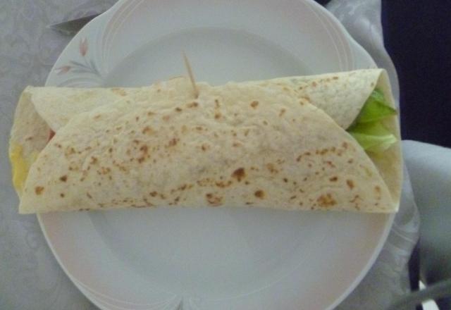 Wraps au thon et au chèvre