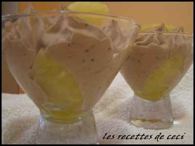 Verrine minute à l'ananas