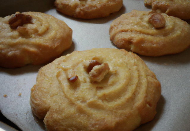 Sablés fondants aux noix