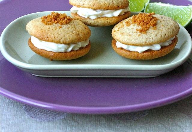 Whoopies cannelle et citron vert